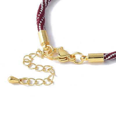 Nylon Cord Bracelets MAK-C003-02G-37-1