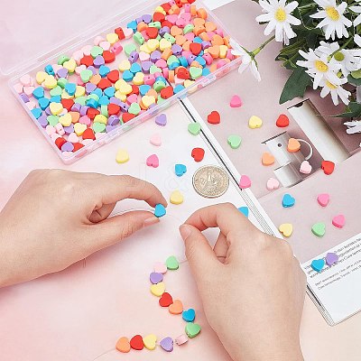 240Pcs 8 Colors Handmade Polymer Clay Beads CLAY-PH0001-63-1