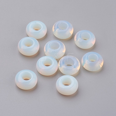 Opalite European Beads G-G740-14x8mm-20-1