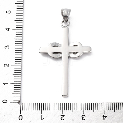 304 Stainless Steel Pendants STAS-L286-06P-1