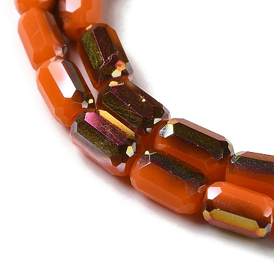 Electroplate Glass Beads Strands EGLA-D031-01-20-1