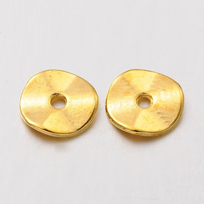 Tibetan Style Alloy Wavy Spacer Beads K0NWF012-1