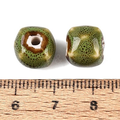 Vintage Handmade Porcelain Beads PORC-N013-18-11-1