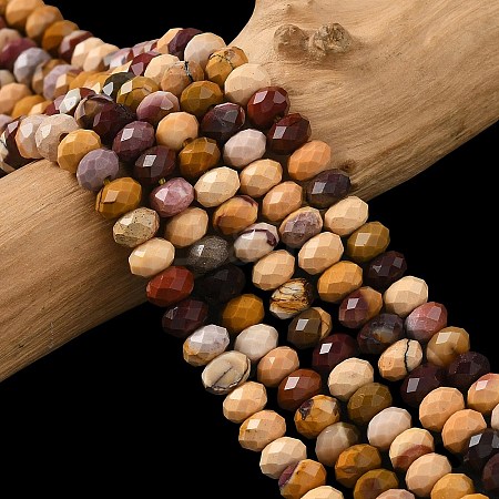 Natural Mookaite Bead Strands G-D344-A32-1