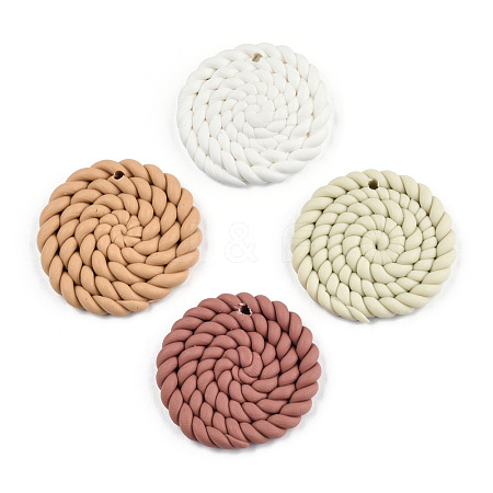 Handmade Polymer Clay Pendants CLAY-N010-093-1