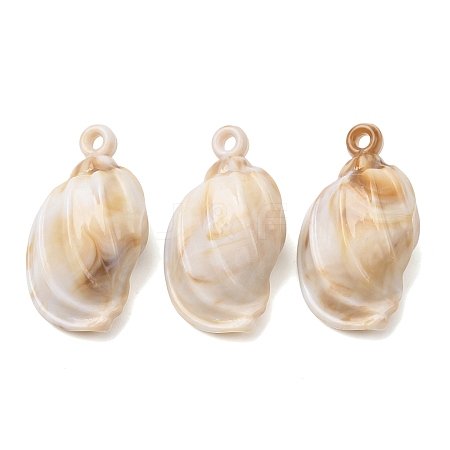 Imitation Shell Acrylic Pendants SACR-K005-07A-1
