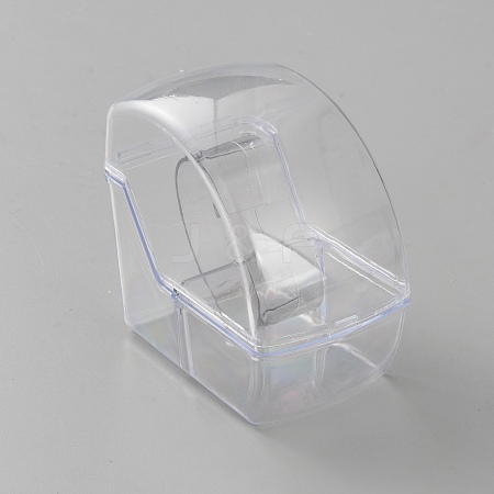 Plastic Watches Display Boxes CON-WH0095-137B-1