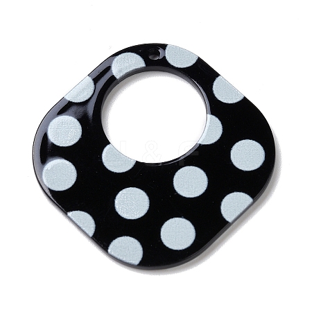 Printed  Acrylic Pendants MACR-F072-14A-1