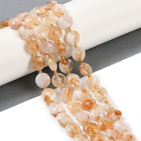 Natural Citrine Beads Strands G-B094-A15-01-1