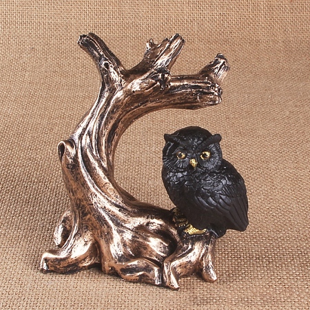 Owl Resin Display Decorations for Crystal Ball Holders PW-WGD8AC4-11-1