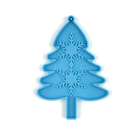 DIY Christmas Tree Pendant Food Grade Silicone Molds XMAS-PW0001-012A-1