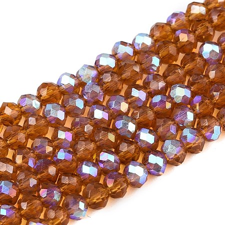 Electroplate Glass Beads Strands EGLA-A044-T2mm-L04-1