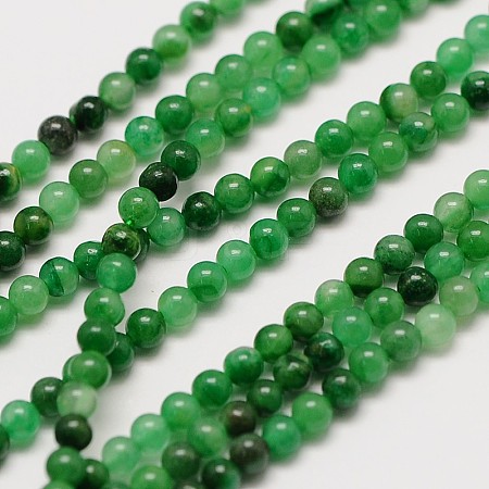 Natural African Jade Bead Strands G-A130-2mm-M06-1