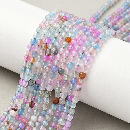 Natural Agate Beads Strands G-E469-12V-1