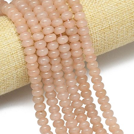 Natural Malaysia Jade Beads Strands G-B165-G01-5x8mm-10-1