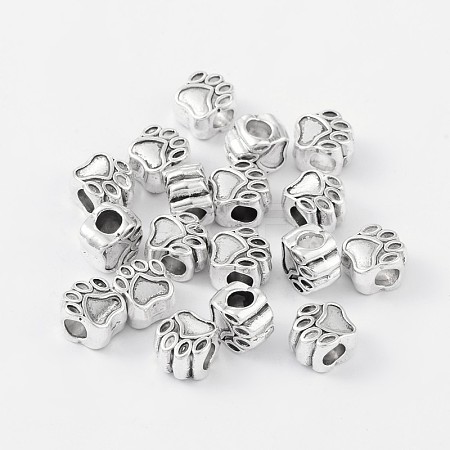 Tibetan Style European Beads LS-MPDL-6160-AS-RS-1