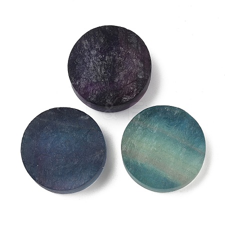 Natural Fluorite Cabochons G-K338-39E-04-1