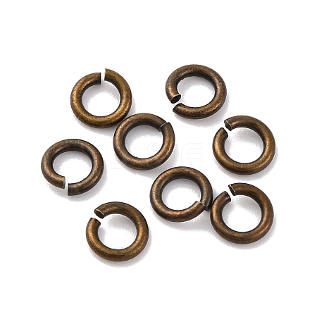 Brass Open Jump Rings KK-G514-01H-AB-1