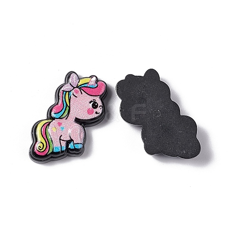 Opaque Resin Cabochons LS-RESI-C027-04C-1