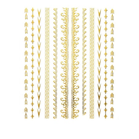 3D Goldenrod Nail Water Decals MRMJ-N010-44-010-1