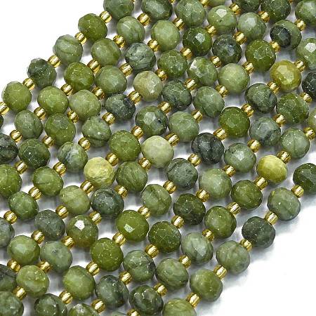 Natural Chinese Jade Beads Strands G-K389-E22-01-1