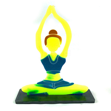 YOGA DIY Silicone Statue Molds DIY-G046-10-1