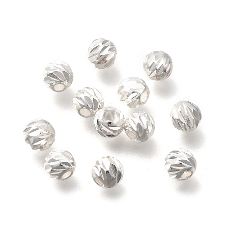Brass Beads KK-B147-02E-S-1