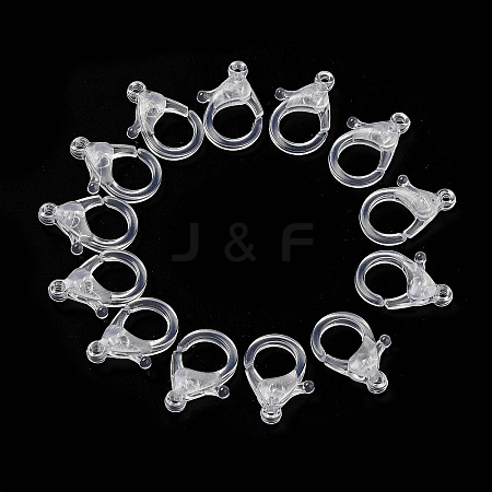 Transparent Plastic Lobster CLaw Clasps LS-KY-H005-A13-1