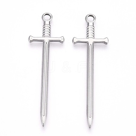 Non-Tarnish 304 Stainless Steel Pendants X-STAS-N098-135P-1