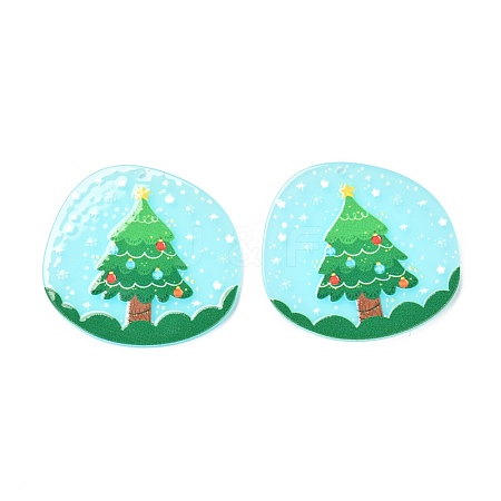 Christmas Theme 3D Printed Resin Pendants RESI-I036-03D-1