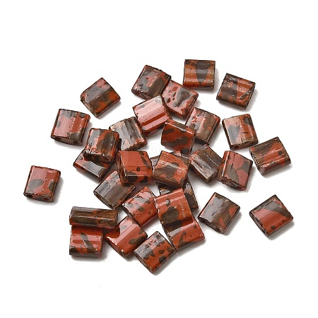 2-Hole Opaque Glass Seed Beads SEED-S023-30C-27-1