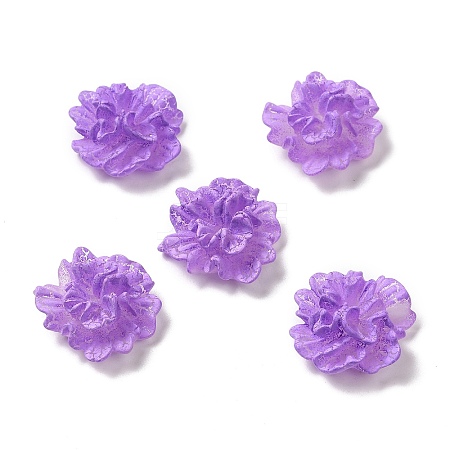 Opaque Resin Cabochons RESI-E049-03B-1