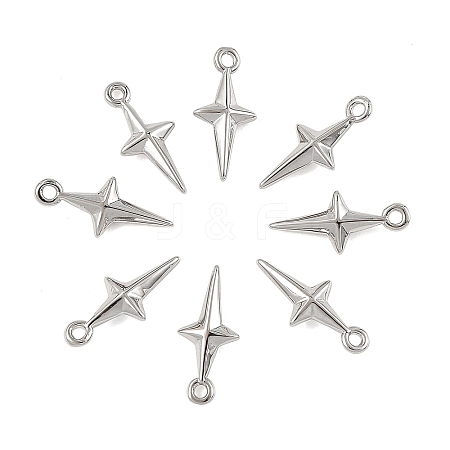 SHEGRACE Brass Star Charms XGR0167P-104P-1