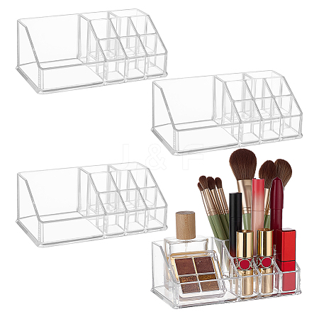 4Pcs Acrylic Cosmetic Storage Stands ODIS-GO0001-23-1