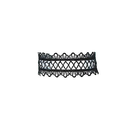 Lace Choker Necklaces NJEW-N0065-048A-1