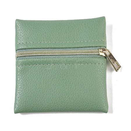 Imitation Leather Jewelry Storage Zipper Bags ABAG-G016-01A-06-1