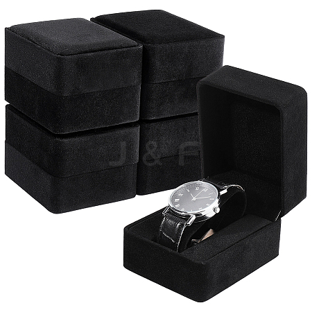 Wood & Velvet Organizer Boxes CON-WH0110-336A-1