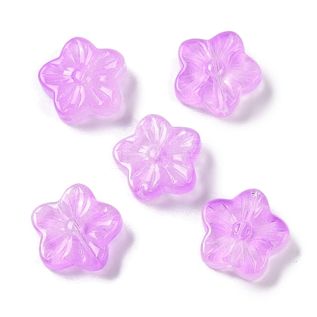 Baking Paint Glass Beads LS-GLAA-S202-06E-1