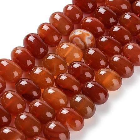 Natural Agate Beads Strands G-G021-03A-06-1