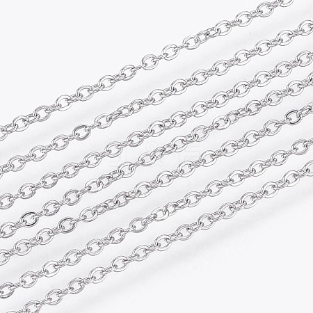 304 Stainless Steel Cable Chains CHS-F006-01A-P-1