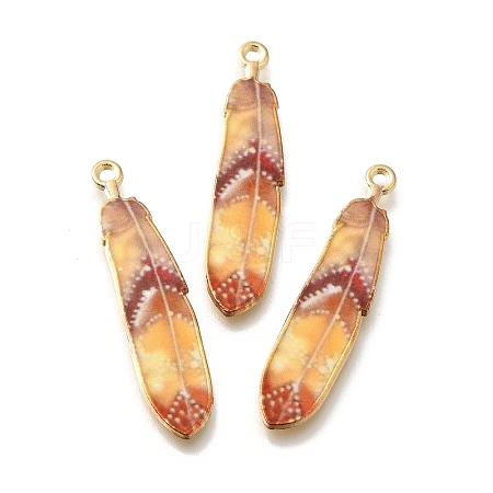 Alloy Enamel Pendants X1-FIND-G078-34G-08-1
