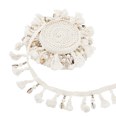 5 Yards Cotton Lace Trims SRIB-GA0001-18-1
