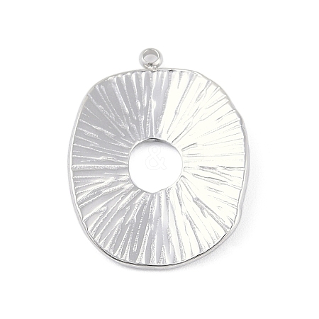 Non-Tarnish 304 Stainless Steel Pendants STAS-L022-412P-1