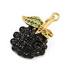 Brass Enamel Pendants KK-K405-01C-G-2