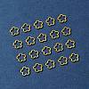 50Pcs Tibetan Style Alloy Bead Frame TIBEB-FS0001-10AG-7