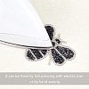 Rhinestones Sew on/Iron on Patches DIY-FG0001-38-6