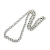 Tarnish Resistant Fashionable 304 Stainless Steel Twisted Grain Cable Chain Necklaces STAS-A028-N077P-1