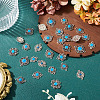 Tibetan Style Alloy with Resin Imitation Turquoise Connector Charms FIND-TAC0035-47AS-05-5