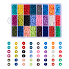 24 Colors Handmade Polymer Clay Beads CLAY-TA0001-05-24
