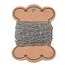 Tarnish Resistant 304 Stainless Steel Cable Chains CHS-K004-13P-0.4mm-3